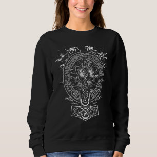 Anstieg der Wikinger - Hammer von Thor - Mythologi Sweatshirt
