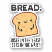 Anstieg des Brotes in den heftigen Sets in der Tai Aufkleber (Vorderseite)