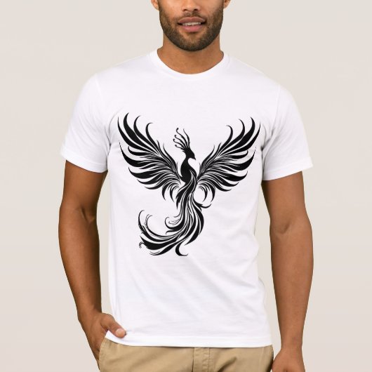 Anstieg des Phoenix - Mythischer Vogel-T - Shirt (Vorderseite)