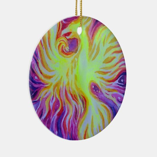 Anstieg eines Phönix Keramik Ornament (Rechts)