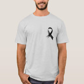 Anstieg - Melanom Bewusstsein Phoenix & Ribbon T - T-Shirt (Vorderseite)