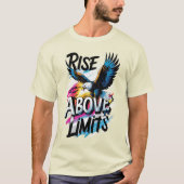 Anstieg oberhalb der Limits Adler-T - Shirt (Vorderseite)
