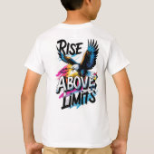 Anstieg oberhalb der Limits Adler-T - Shirt (Rückseite)