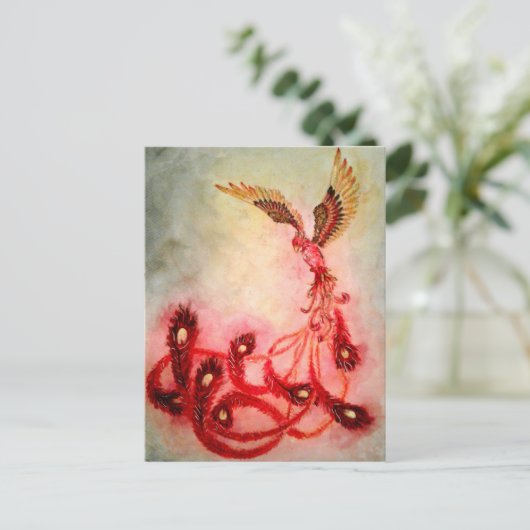 Anstieg - Phoenix Postkarte (Stehend Vorderseite)