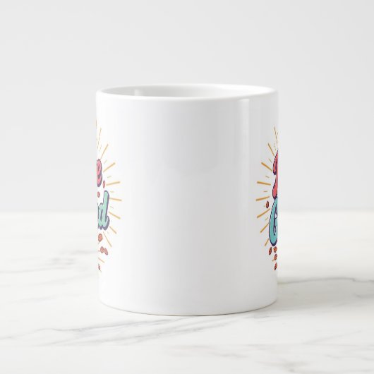 Anstieg - riesige Tasse (Vorderseite)