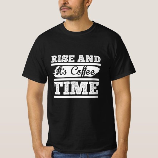 Anstieg und Kaffeezeit T-Shirt (Vorderseite)
