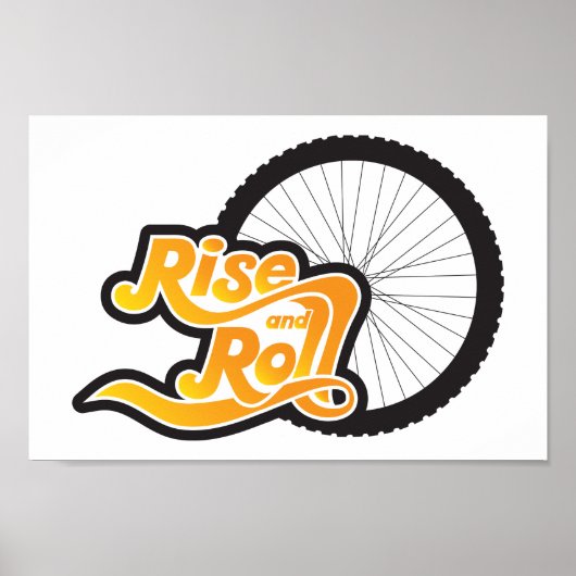 Anstieg und Rollzyklus Poster (Vorne)