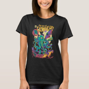 Anstieg von Ca T Hulhu Katze Kitty Süße Tier Magic T-Shirt