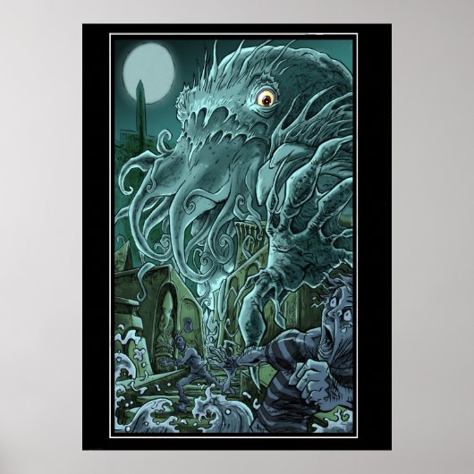 Anstieg von Cthulhu Poster (Vorne)