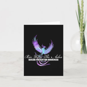 Anstieg von Phoenix aus dem Asche Suizidprävention Karte