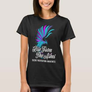 Anstieg von Phoenix aus dem Asche Suizidprävention T-Shirt