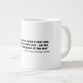 Anstifter des Kriegs-Zitats durch Samuel L. Jumbo-Tasse (Vorderseite Rechts)
