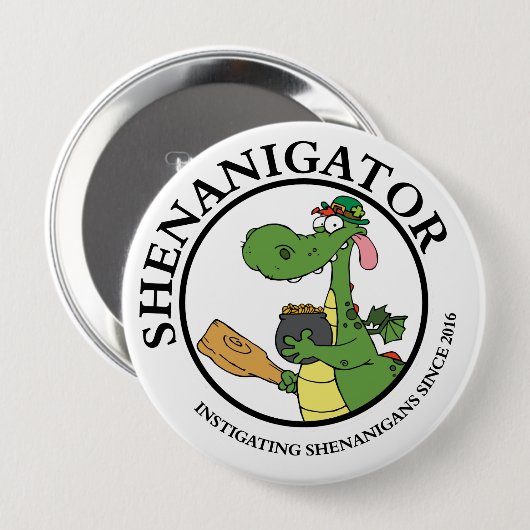 Anstiftung von Shenanigans seit Runder Button 2016 (Vorne & Hinten)