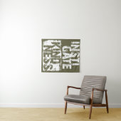 Anstiftung zur sozialen Sensibilität der Menschhei Wandteppich (Beispiel (Horizontal))