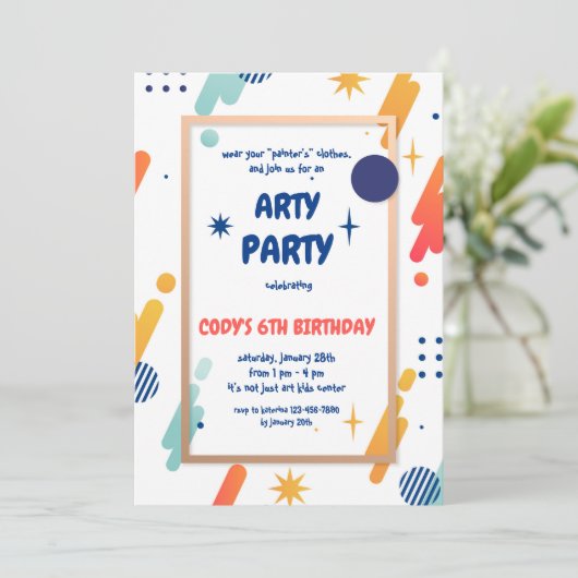 Anstoß Einladung (Stehend Vorderseite)