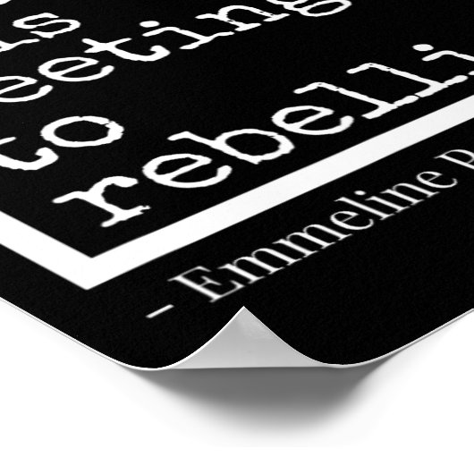 Anstoß zu diesem Treffen Poster (Ecke)