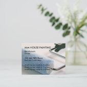 Anstreicher-Visitenkarten Visitenkarte (Stehend Vorderseite)