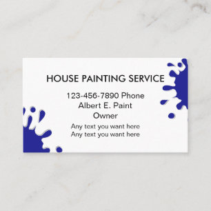 Anstreicher-Visitenkarten Visitenkarte