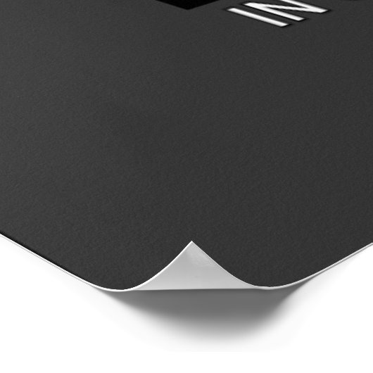 Anstrengungen Poster (Ecke)