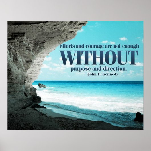 Anstrengungen und maßgeschneidertes Poster (Vorne)