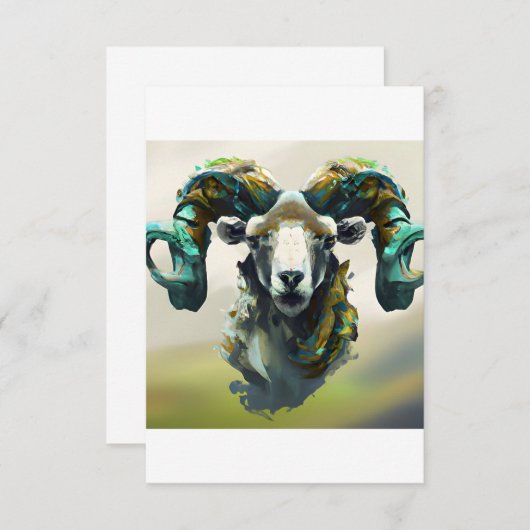 Anstrich Dankeskarte (Vorne/Hinten)