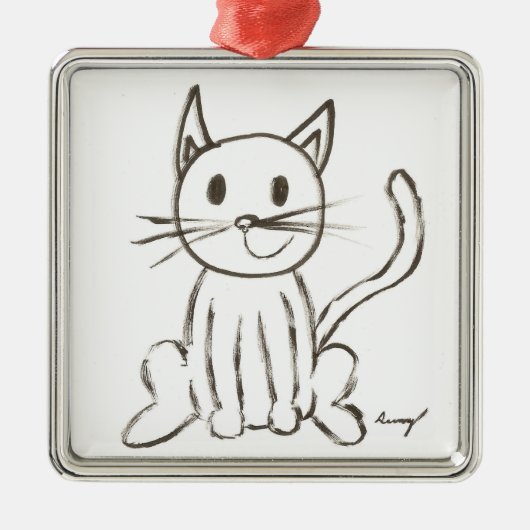 Anstrich Kitty Ornament (Vorne)