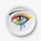 Anstrich Pappteller (Vorderseite)