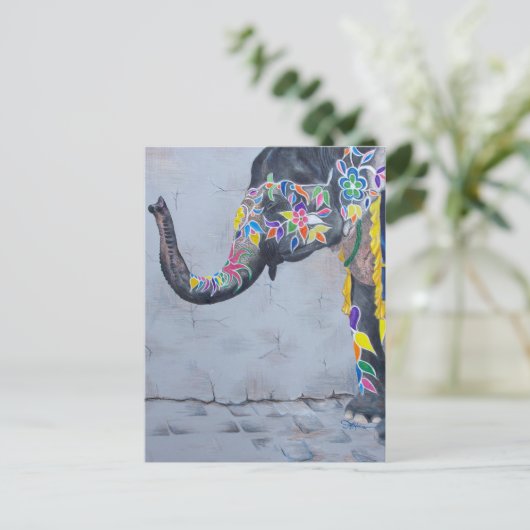 Anstrich Postkarte (Stehend Vorderseite)