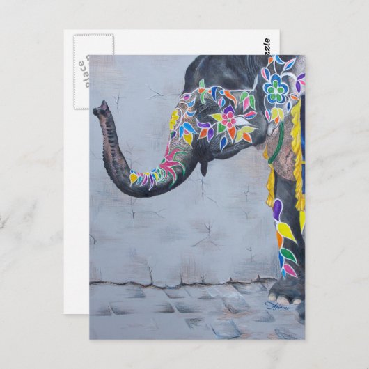 Anstrich Postkarte (Vorne/Hinten)