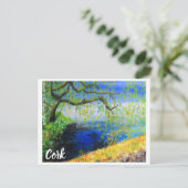 Anstrich von Cork Willows durch River Lee Postkart Postkarte (Stehend Vorderseite)