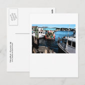 Anstrich von Fischerbooten Postkarte (Vorne/Hinten)