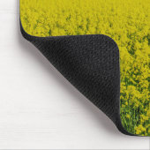 Anstrich von gelben Blumen Mousepad (Ecke)