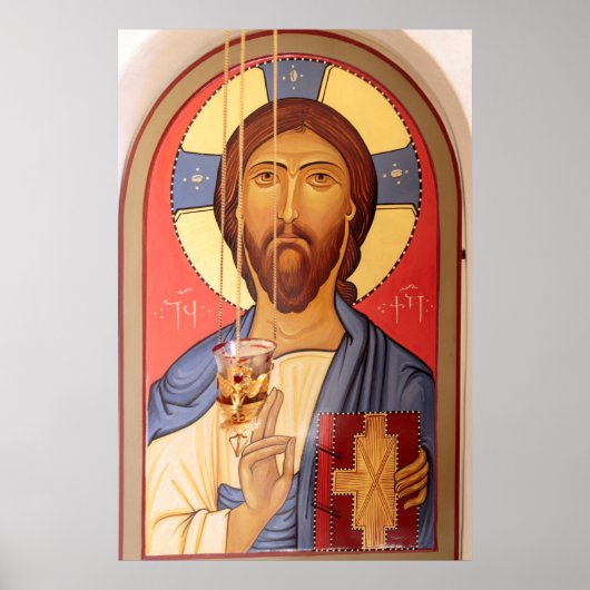 Anstrich von Jesus Poster (Vorne)