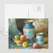 Anstrich von Obst- und Töpferschiffen Postkarte (Vorne/Hinten)