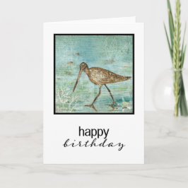 Anstrich von Snipe Shore Bird Karte