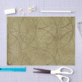 Anstrich von verbundenen Kreisen durch Jennifer Go Seidenpapier (Handwerk)