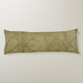 Anstrich von verbundenen Kreisen durch Jennifer Go Seitenschläferkissen (Rückseite)