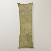 Anstrich von verbundenen Kreisen durch Jennifer Go Seitenschläferkissen (Rückseite (Vertikal))