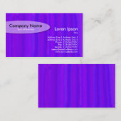 Anstrichen - Violett blau Visitenkarte (Vorne/Hinten)