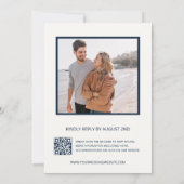 Anstrichene 3-dimensionale Blume Einladung (Rückseite)