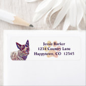 Anstrichene australische Rinder-Rücksendeadresse (Insitu)