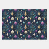 Anstrichene Baubles Geschenkwrap Geschenkpapier Set (Vorderseite 2)