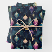 Anstrichene Baubles Geschenkwrap Geschenkpapier Set (Beispiel)
