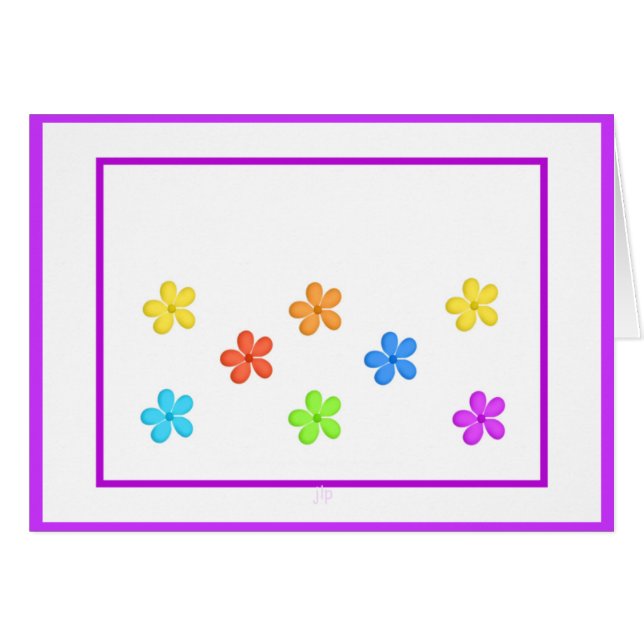 Anstrichene Blume (Vorderseite (Horizontal))