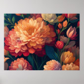 Anstrichene Blume Fett 4:3 Poster (Vorne)