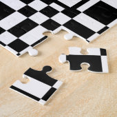 Anstrichene Blume, Psalm 118:24, Schachbrett hinte Puzzle (Seite)