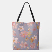 Anstrichene Blume Tasche (Rückseite)