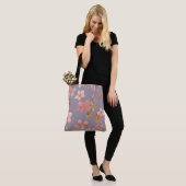 Anstrichene Blume Tasche (Am Model)