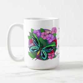 Anstrichene Blume, zum ersten Mal Oma-Kaffee-Tasse Kaffeetasse