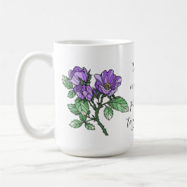 Anstrichene Blume, zum ersten Mal Oma Kaffeetasse